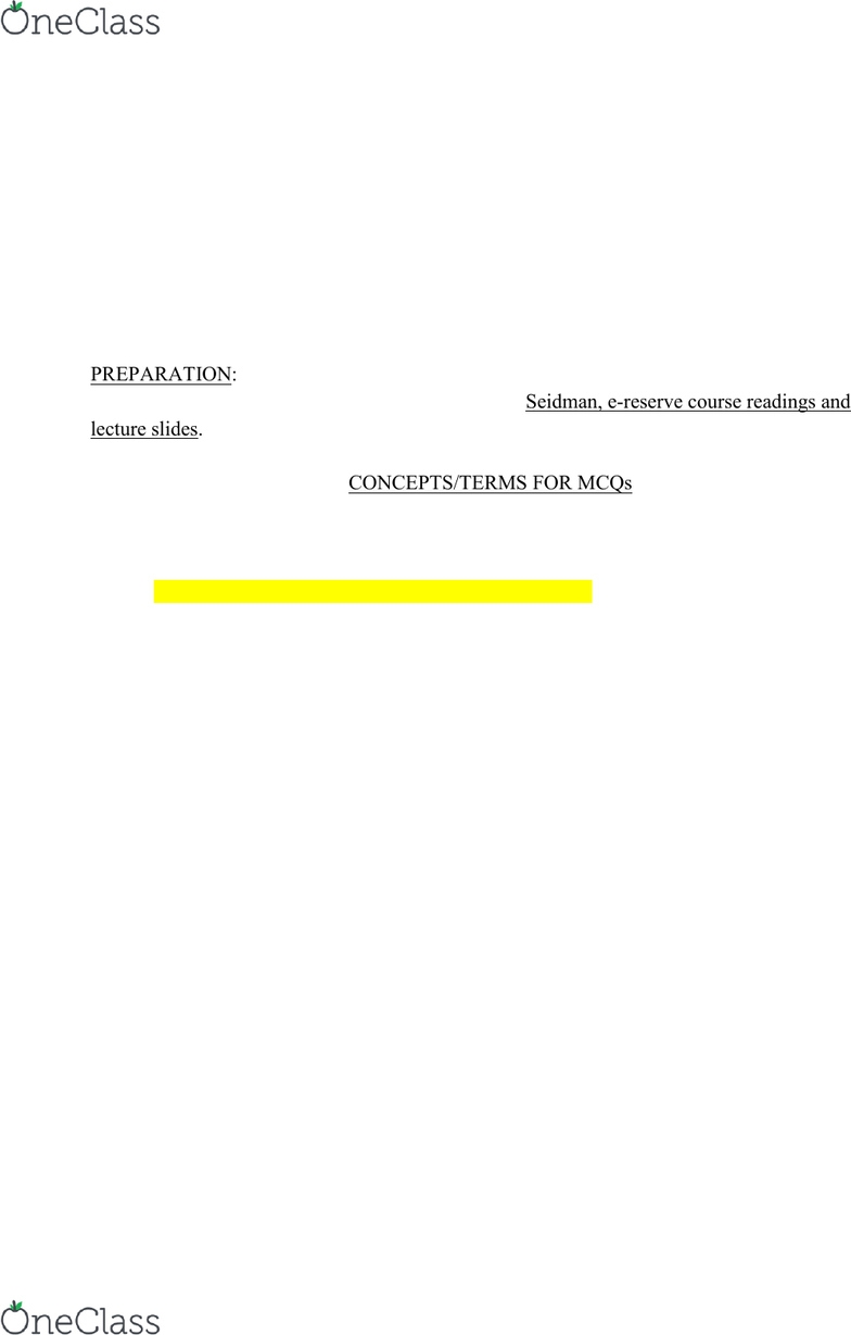 soc 475 study guide