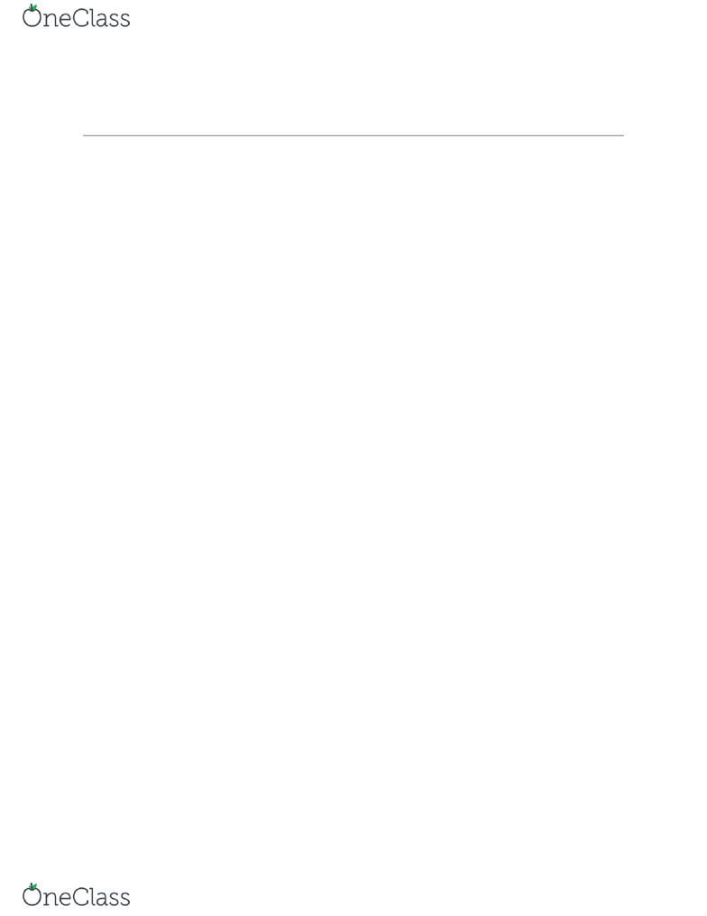 Mac 213 Lecture Notes Summer 2017 Lecture 4 As Good As It