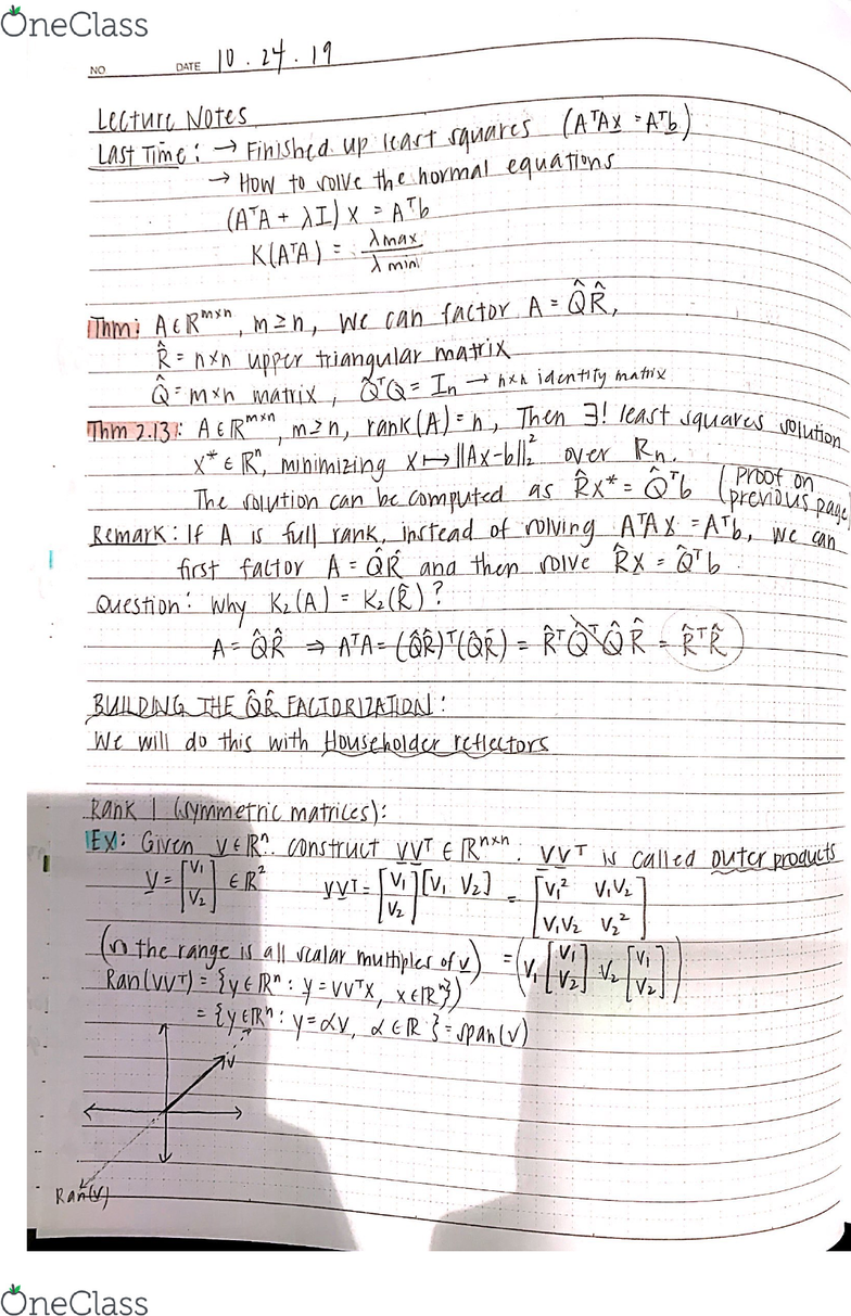 Math Ua 252 Lecture 15 10 24 19 Oneclass