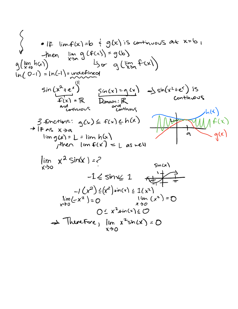 Math 1151 Lecture 3 Math 1151 Lecture 3 Limit Laws Oneclass