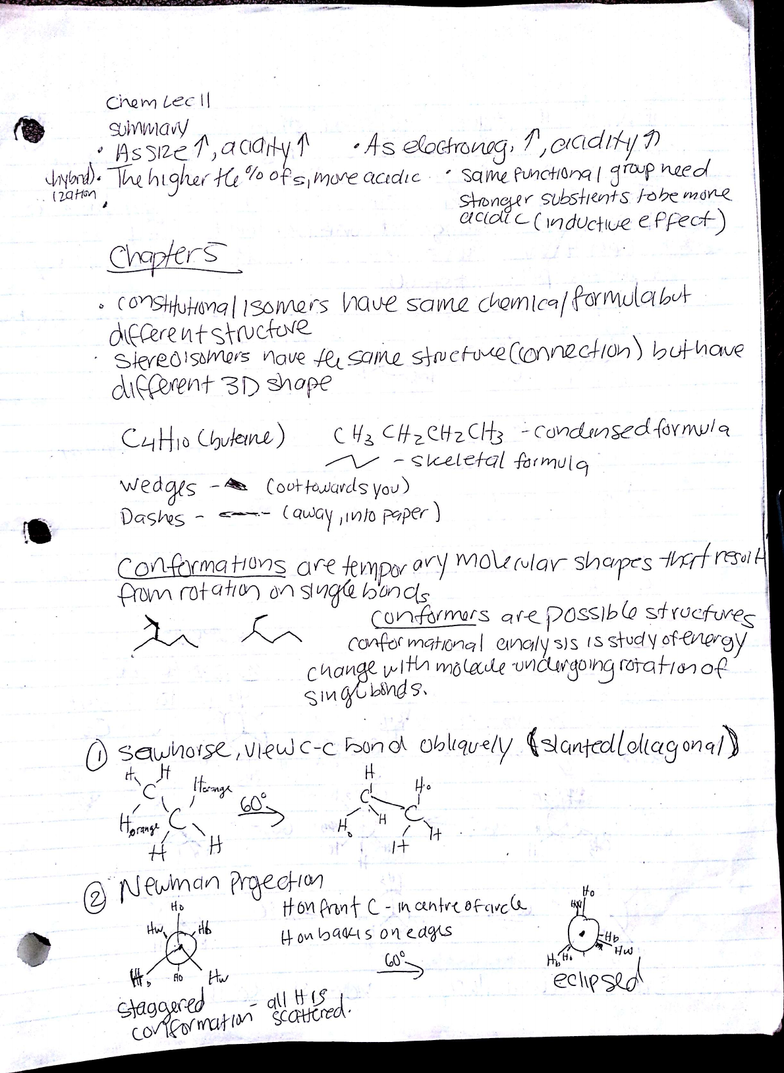 Chmb41h3 Lecture 11 Chmb41 Lecture 11 Oneclass
