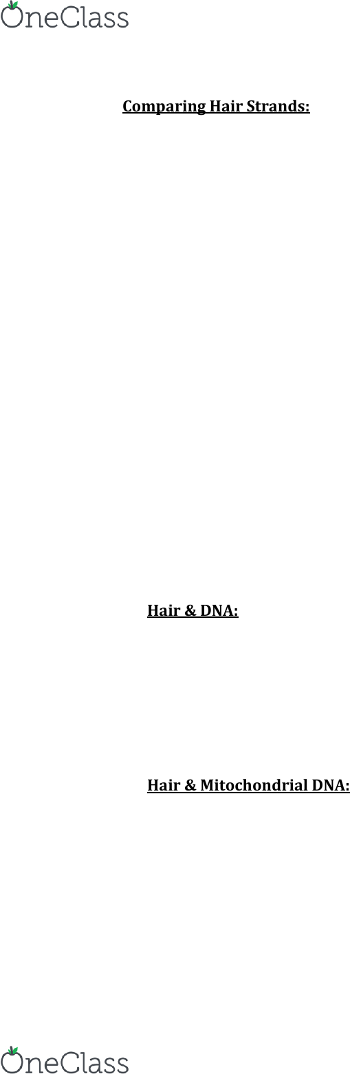Che 107 Lecture Notes Fall 2018 Lecture 37 Pubic Hair Hair