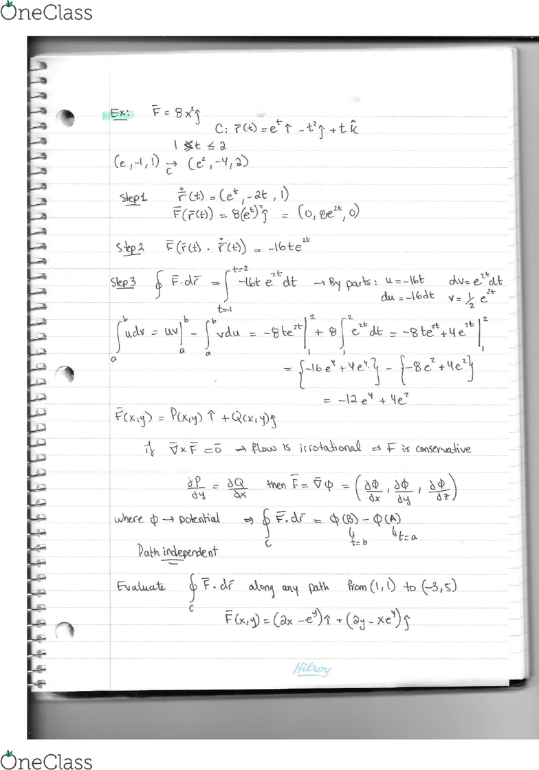 Engr 233 Lecture 7 Lecture 7 Pierre Gauthier Class Notes Oneclass