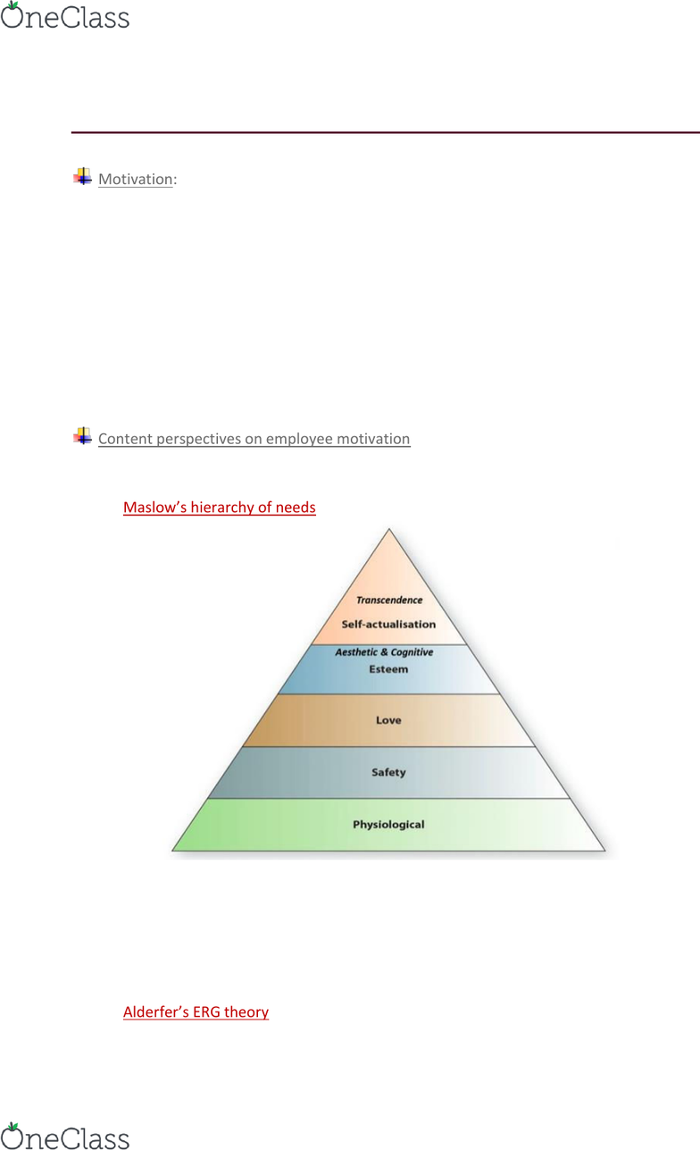 Criticism Of Vroom%27s Expectancy Theory Of Motivation