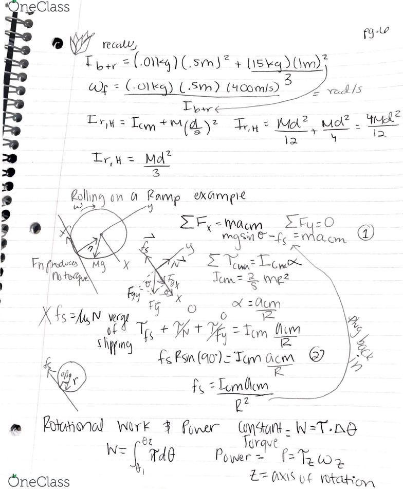 Phy 121 Lecture Notes Spring 18 Lecture 13 Video On Demand