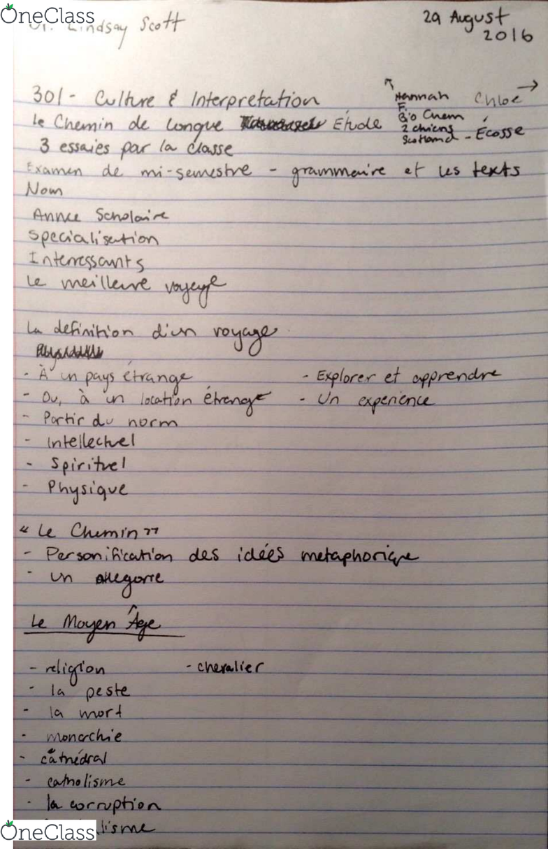 Fre 301 Lecture 2 Fre301 - 