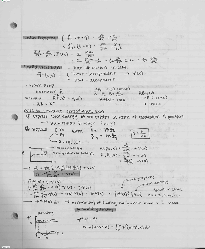 Che 110a Lecture 2 Lecture 2 Oneclass