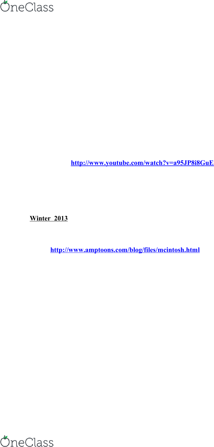 Soci 1010 Chapter 1 Course Outline Oneclass