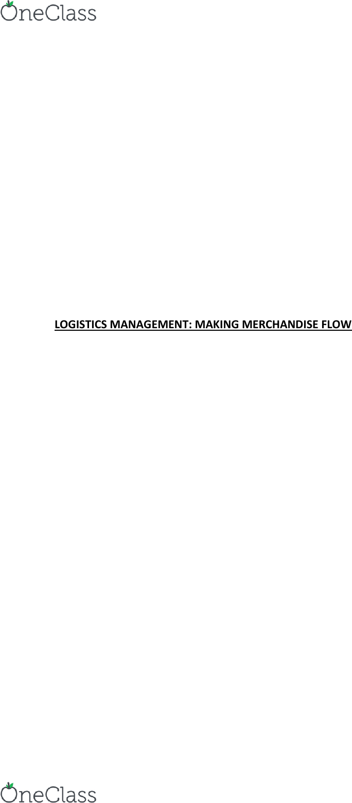 Management And Organizational Studies 2320a B Textbook Notes