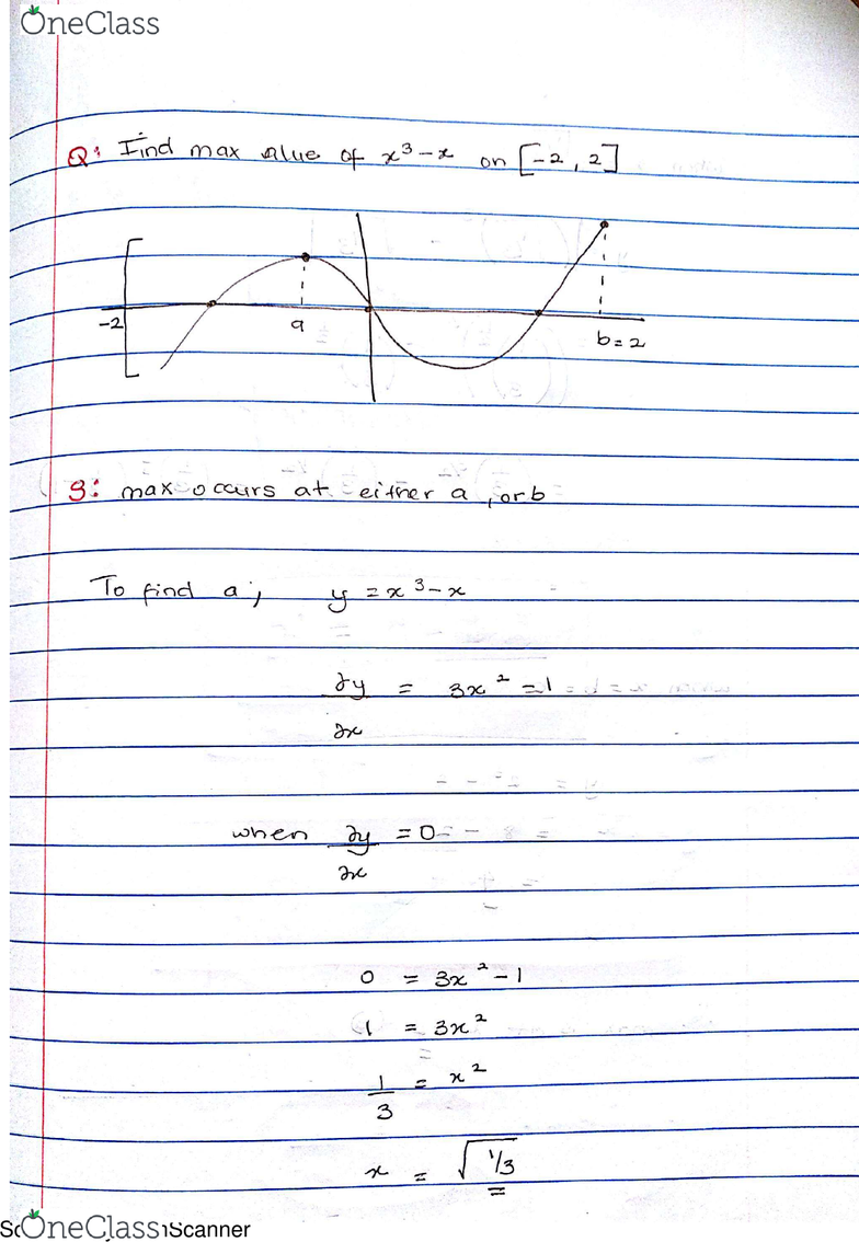 Math 10a Midterm Review For First Midterm Lecture 8 Oneclass Math 10a Midterm Review For First Midterm Lecture 8 Oneclass