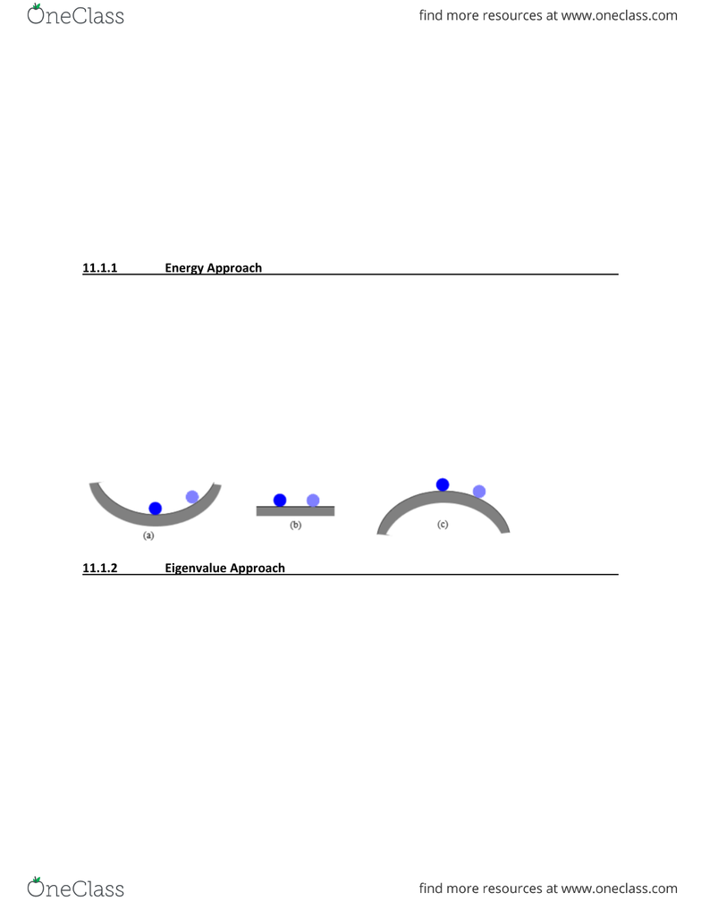 phys 270 textbook notes fall 2014 chapter 11 mechanical mechanical equilibrium